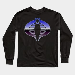 Retro Chrome Cobra Long Sleeve T-Shirt